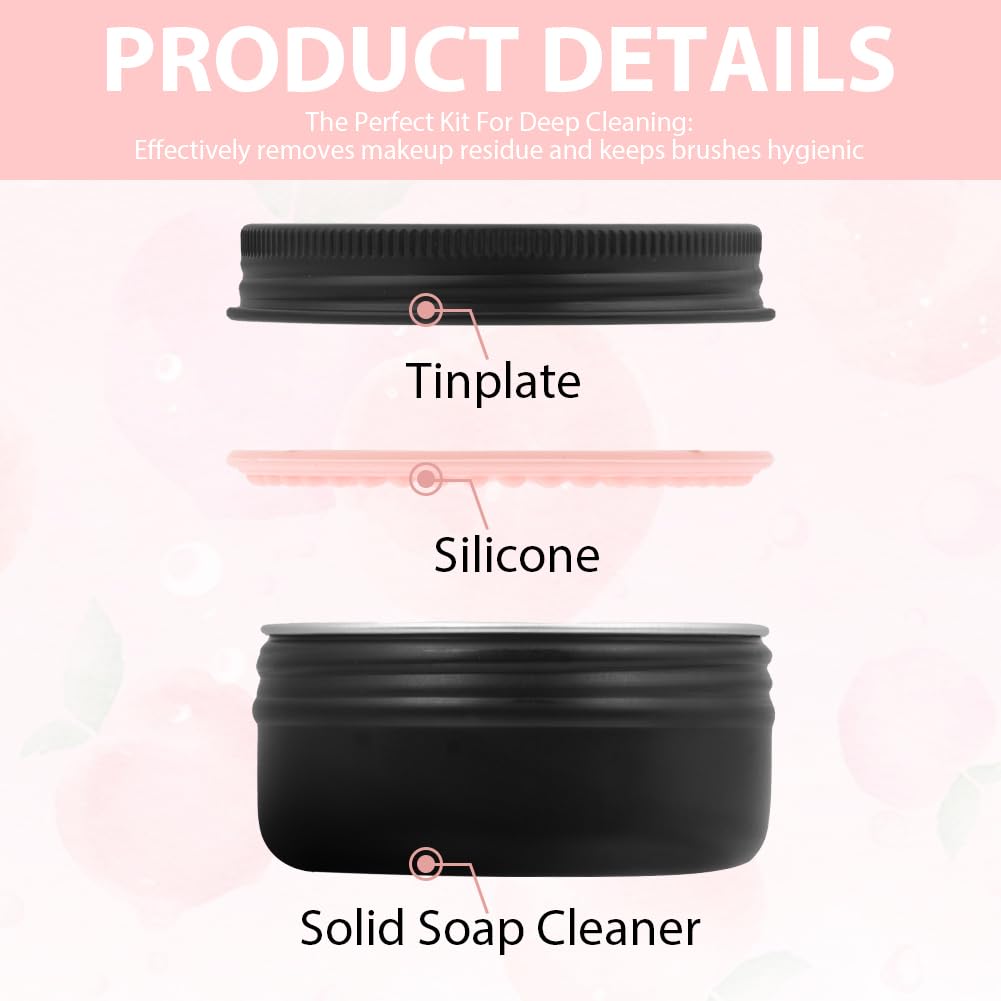 AOOWU Brush Cleansing Balm, Makeup Brush Clean Set - Image 4