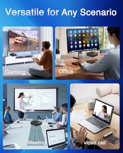 Image of Kayoote Mini Pc Win 10 Pro & Intel J4125, 8GB+128GB Mini Computers, Micro PC Desktop 4K HDMI & VGA Display, Small Gaming Pc with USB3.0 /Dual LAN /WiFi /BT /VESA for Home, Office, Black