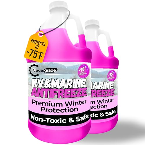 Trade Grade Premium Blend RV Antifreeze for Winterizing – Marine...