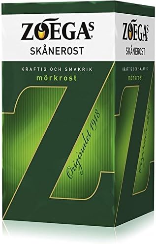 Zoega Skanerost - Dark Roast Ground Filter Coffee 450g - Pack of 2