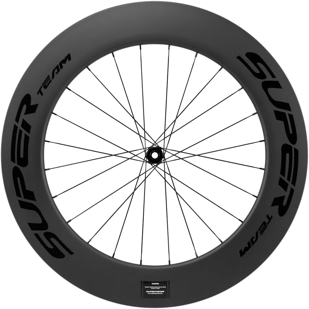 Superteam 88/25mm Disc Brake Carbon Fiber Road Bike Wheelset 700c Tubeless Wheels