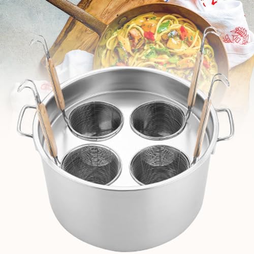 Cuiseur à pâtes 3/4/5 trous avec panier passoire inox