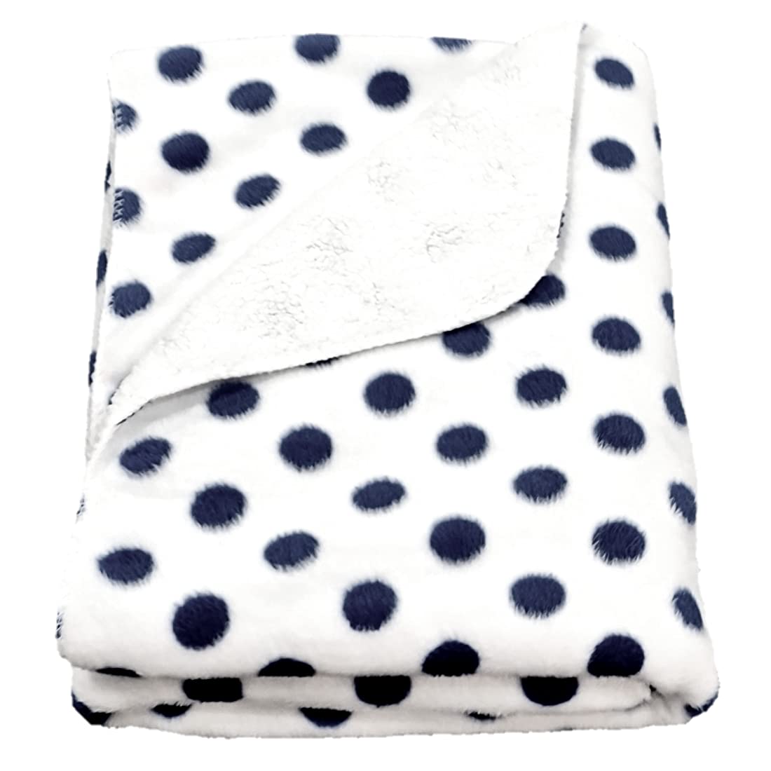First Kick New Born Super Soft Baby Blanket Wrapper Durable Fleece Polyester Sheet Cum Baby Blanket for Baby Boys, Baby Girls, Babies (100cm x 75cm, 0-6 Months) Black Dotts-image-17