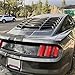 KUAFU Rear Window Louvers Vent Compatible with 2015-2023 Ford Mustang Windshield Scoop Sun Shade Cover Vent GT Lambo Style ABS - Carbon Fiber Color