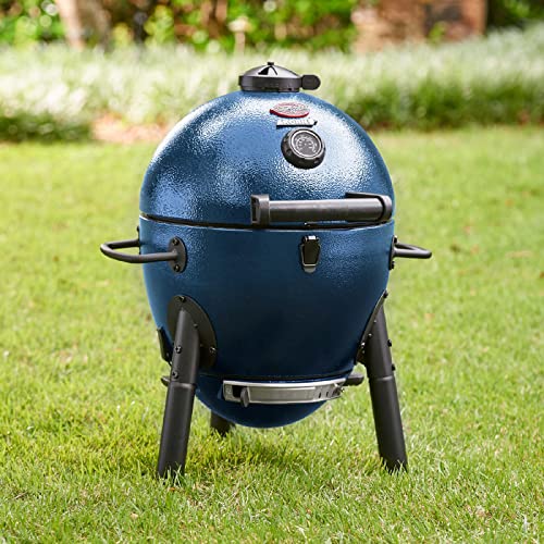Char-Griller E56714 Akorn Jr. Kamado, Sapphire Blue Portable Charcoal Grill #TOP2