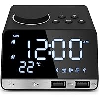 Algopix Similar Product 16 - Hetyre Alarm Clock Radio with FM Radio