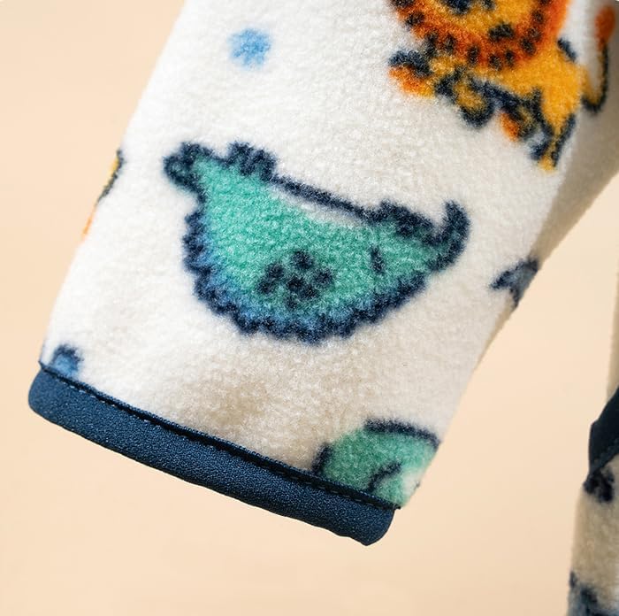 AIWUHE Toddler Polar Fleece Jacket Boys Girls Winter Jacket Fall Sweatshirt Zip-up Light Coat Spring Clothes 1-6 Years - Image 6