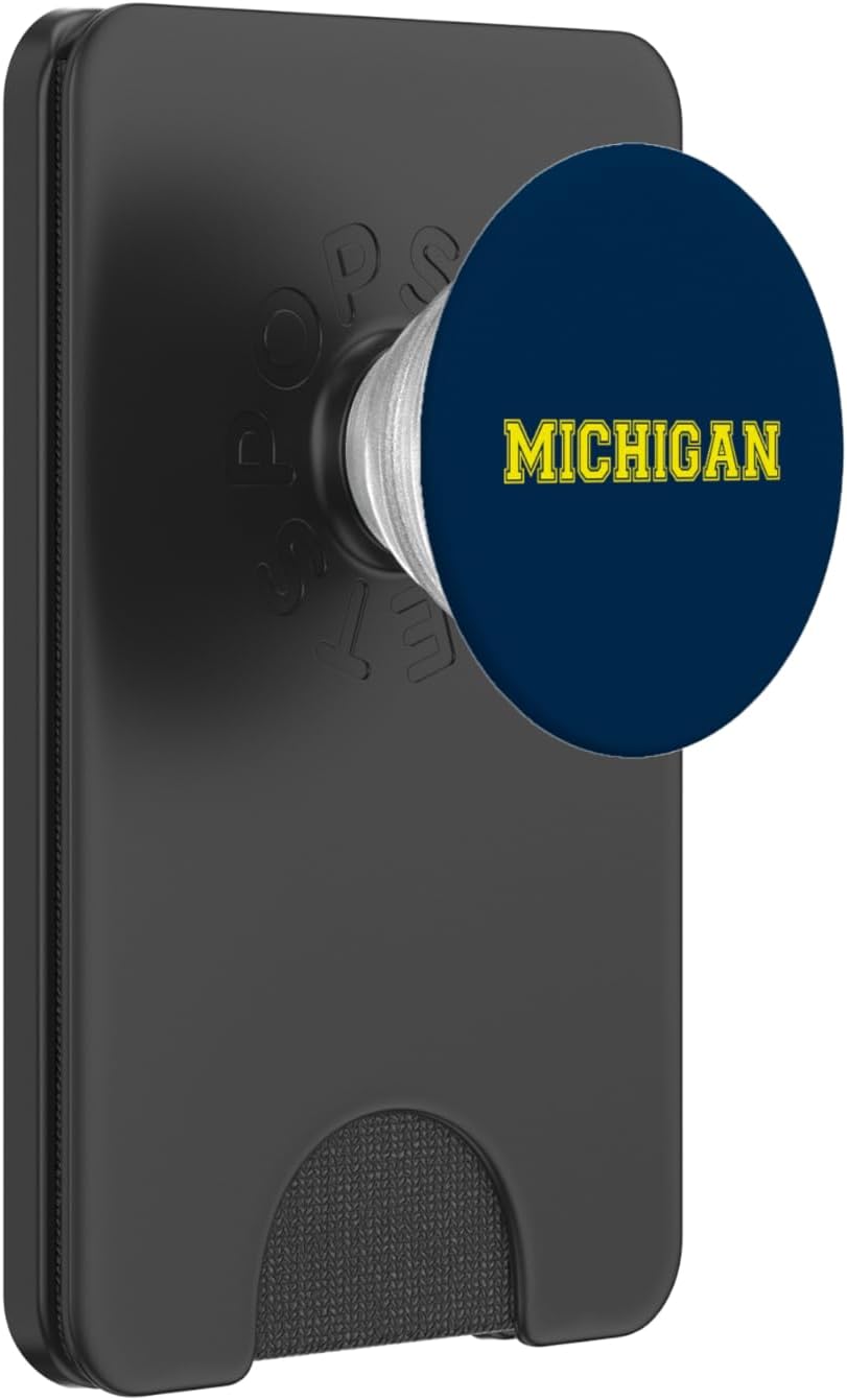 College University style Michigan Sports Gift PopSockets PopGrip for MagSafe