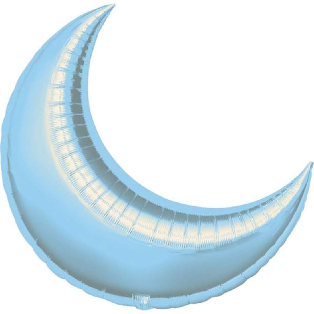 amscan1635299 35 Crescent:Pastel Blue