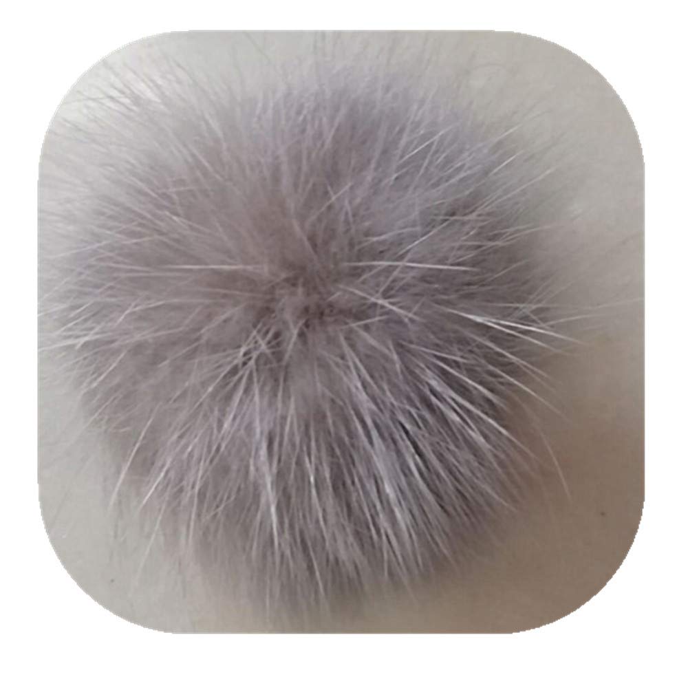 15picese Genuine Mink Fur Pom pom shoes Clip Fashion Winter Hats Accessories Fur Clothing Hair