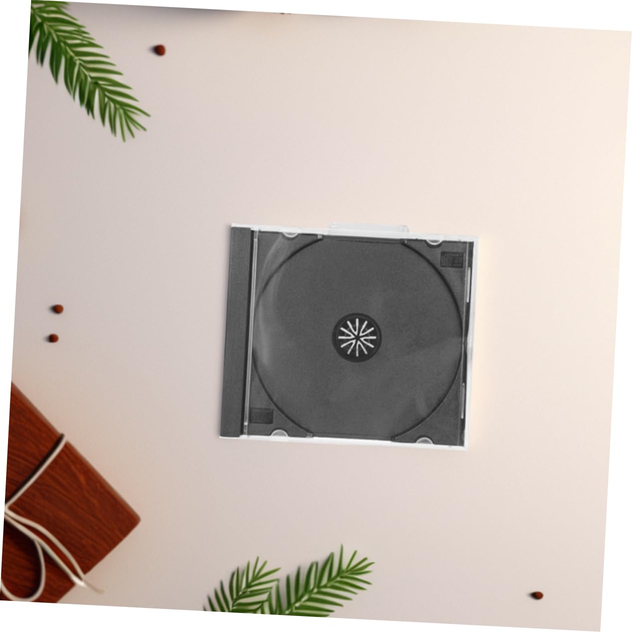 Yardenfun Custodia Trasparente e Facile da Identificare in Plastica per CD e Dvd 10 Pezzi Impilabile per L'organizzazione lo Storage Domestico