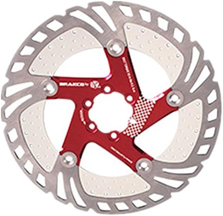 Sviper Float Rotor Pad Floating Disc Brake Rotor 6 Bolts Aluminum Alloy Bike Disc Brake Rotor for Most Bicycle Road Bike Mountain Bike BMX MTB 160mm 180mm 203mm pad Adjusters Brake Easy to Mounting