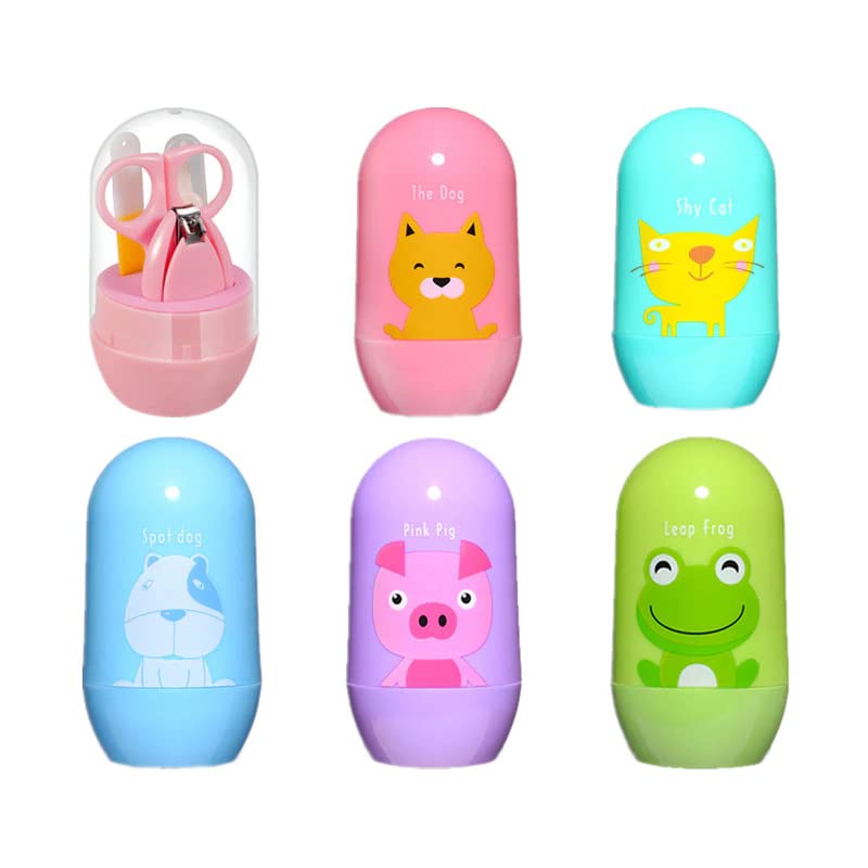 Baby Care Products (Infant||New Born Baby) (Nail Clipper Set) 1 Pc Cartoon Animal Baby Infant Nail Clipper Nail File Tweezer Care Kits Toddler Children Nail Trimming Tool Kids Cuticle Remover (Random Multi Colored)-image-45