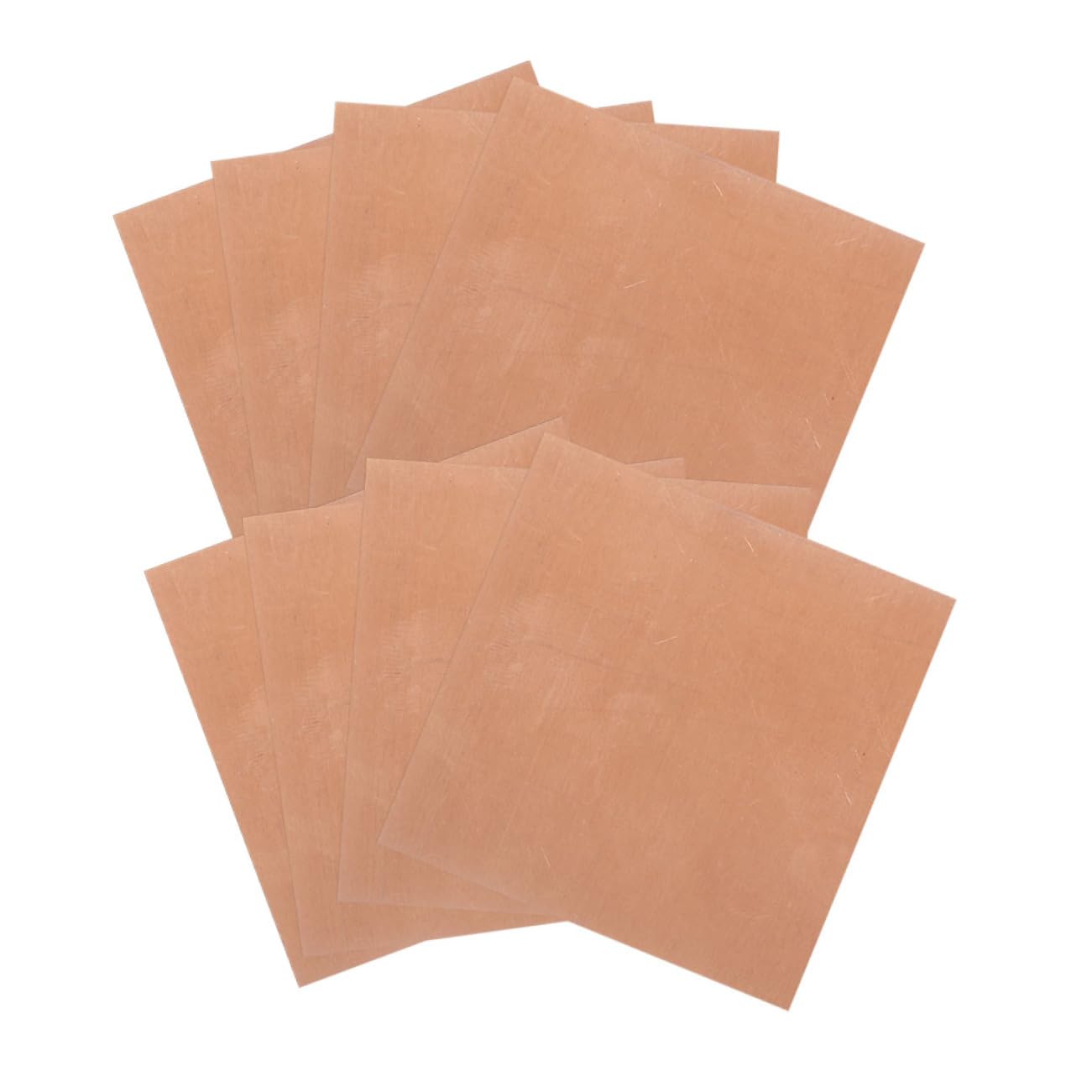 KICHOUSE 8 Sheets Sheets Copper Plate for Jewelry Copper Metal Plate Copper Plate Metal Plates for Crafts