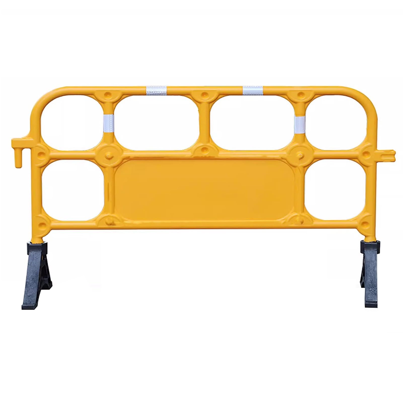 ASerZenith Flexible Expandable Barricade Gate For Driveways/Stairs/Parking Portable Traffic Barrier Fence For Crowd Control,Yellow-3Pcs