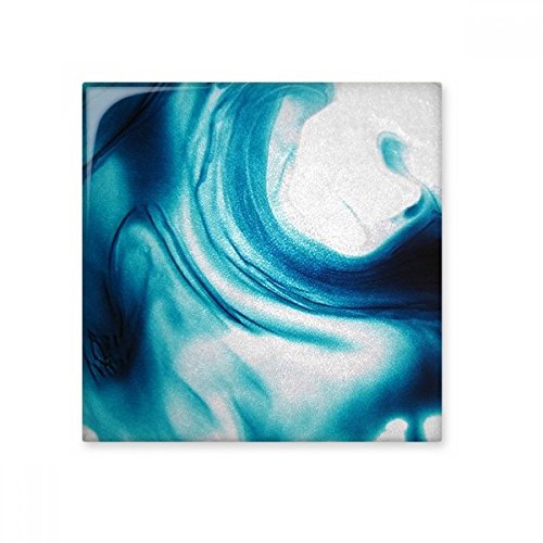 Abstrait en céramique Bisque carrelage mural bleu transparent - 2
