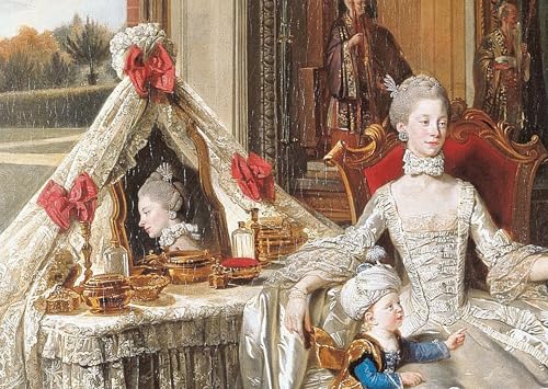 Tableau Reine Charlotte Johan Zoffany pour habiller un grand mur vide