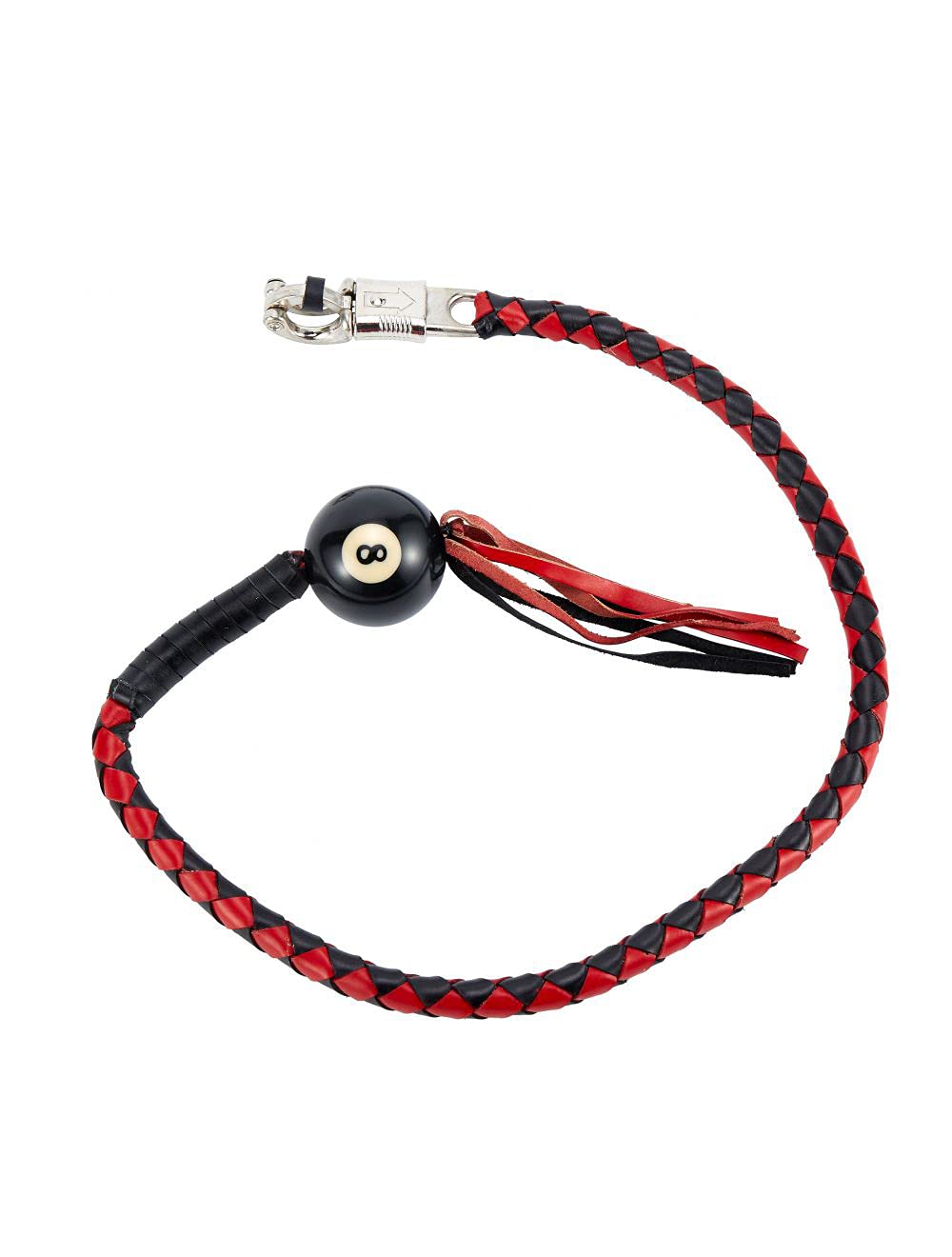 Motorcycle Whips 42" Get Back Whip with ball, Biker Whips Handlebar Accessories for motorbike