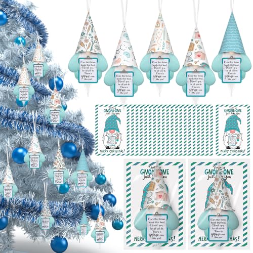 Peryiter 30 Set Nurse Christmas Ornament Gifts Include 30 Gnome