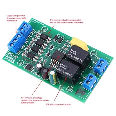 Motor Controller, Motor Forward Reverse Controller, DC6.0V 40V DC Motor Forward Reverse Rotation Controller CW CCW Reversible Switch