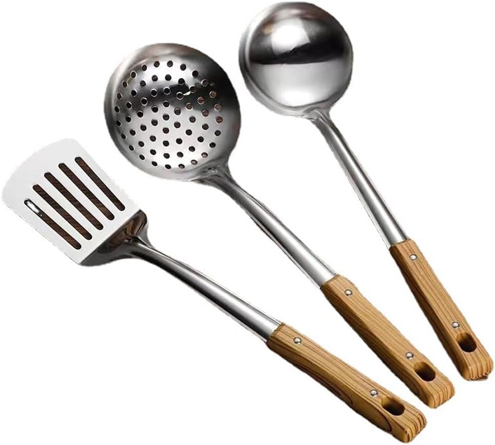 Thickened Anti-scalding Rice Spoon Frying Shovel Kitchenware Set Kitchen
