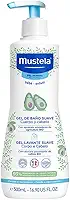 Mustela Gel Lavante Suave 500ml - Sabonete Líquido Corpo e Cabelo Infantil - 93% de Ingredientes de Origem Natural - Seguro Desde o Nascimento