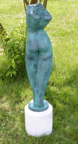 ブロンズ製抽象彫刻 約30cmそ Yahoo!オークション - 【GINZA絵画館】佐藤忠良 ブロンズ彫刻像