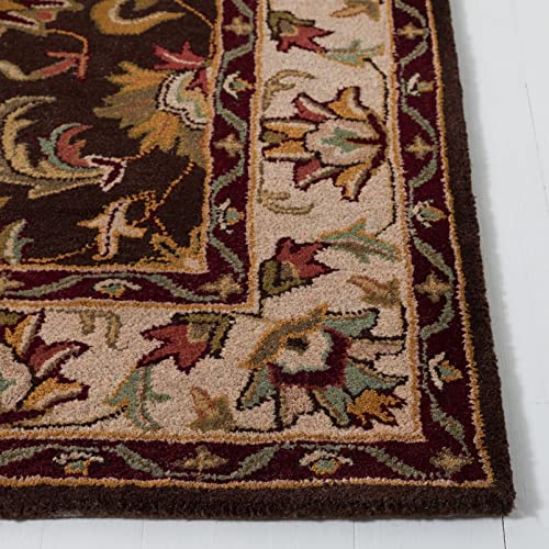 Tapete rectangular SAFAVIEH Heritage 228x183 cm marrón/beige miniatura 4