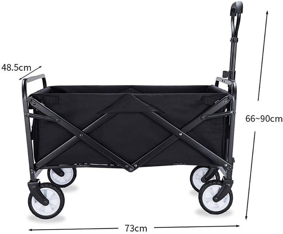Chariots de stockage pliants de jardin pour l'extérieur