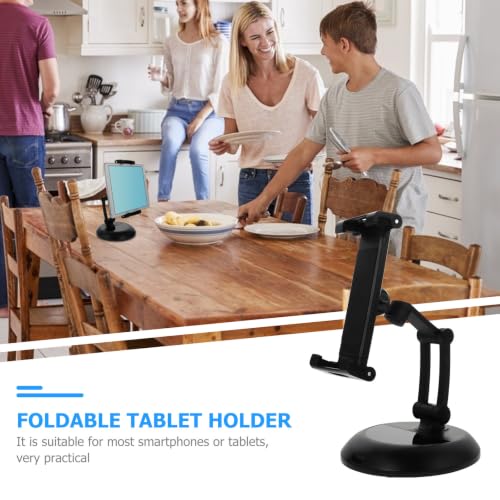 Soporte para tablet Hoement de Abs y metal: diseño robusto y ángulo ergonómico para mesa 3