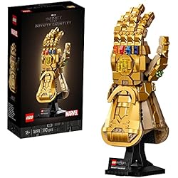 Casco Ala Completa LEGO 76191 Marvel Guantelete del Infinito, Maqueta del Guante de Thanos de los Vengadores, Regalo para Hombres y Mujeres y Frans de Superhéroes, Set de Construcción para Adultos Coleccionable