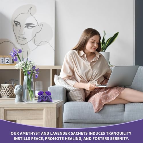 Sachet de Lavanda y Amatista para Relajación y Sueño miniatura 6