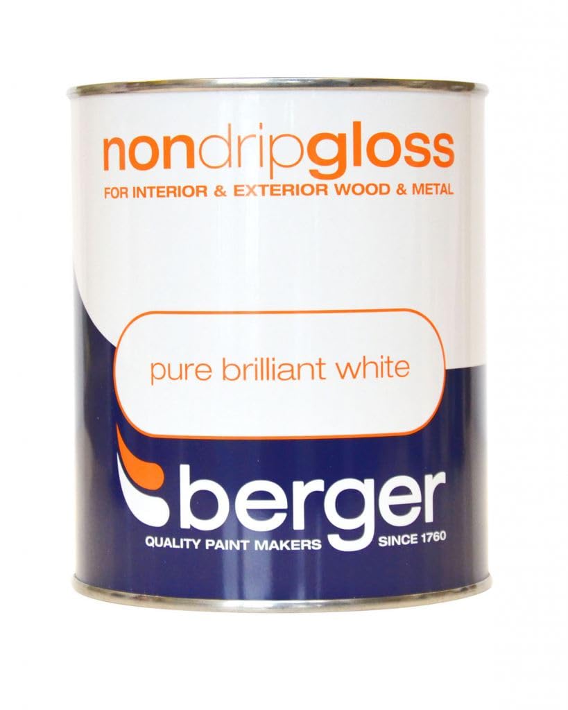 Berger 750Ml Non Drip Gloss Pure Brilliant White