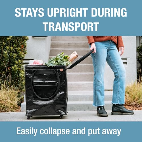 CleverMade Hauler Rolling Tote Bag