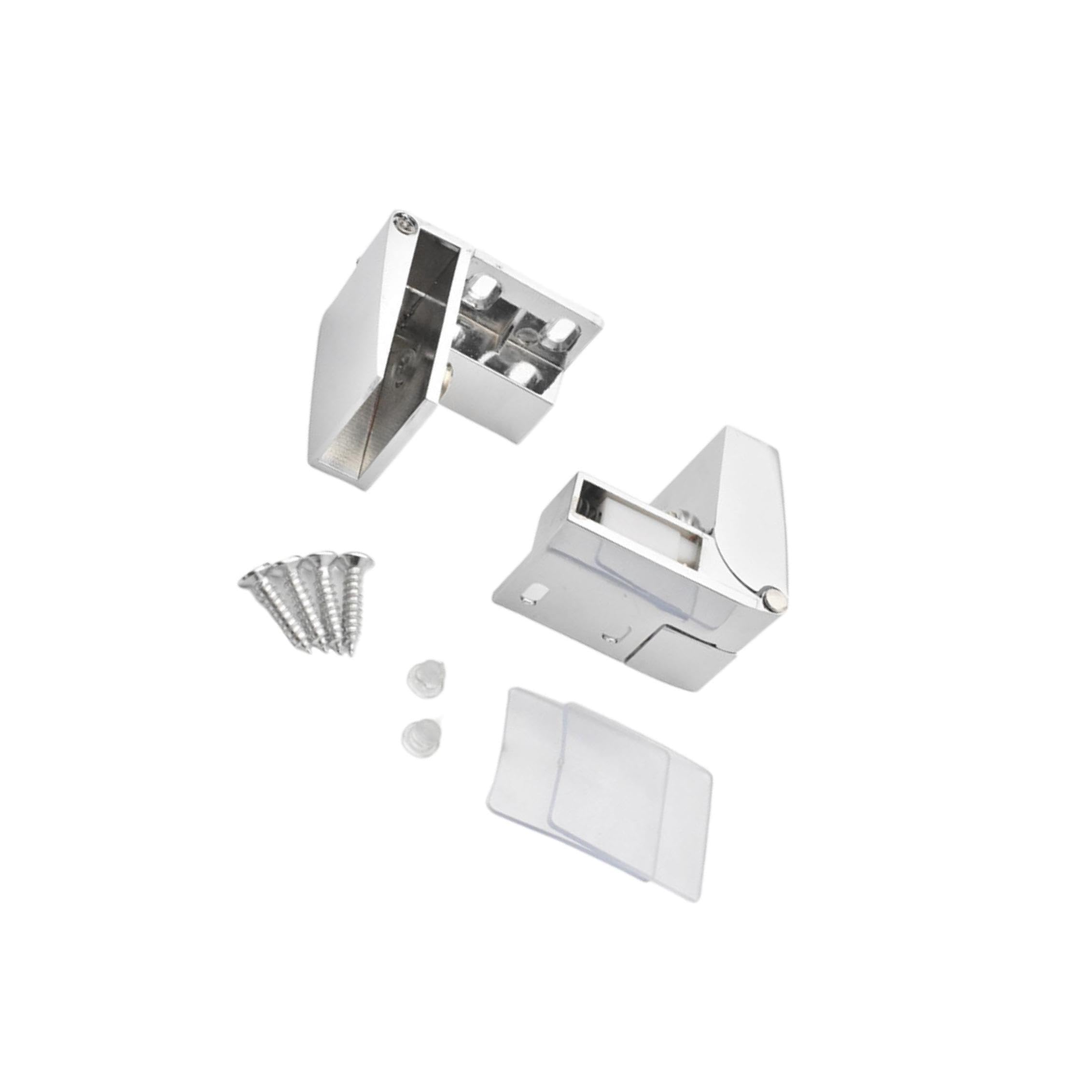 Zambuph Silver Side Mounted Wardrobe Screws Hinges. Easy To 37X42x28mm
