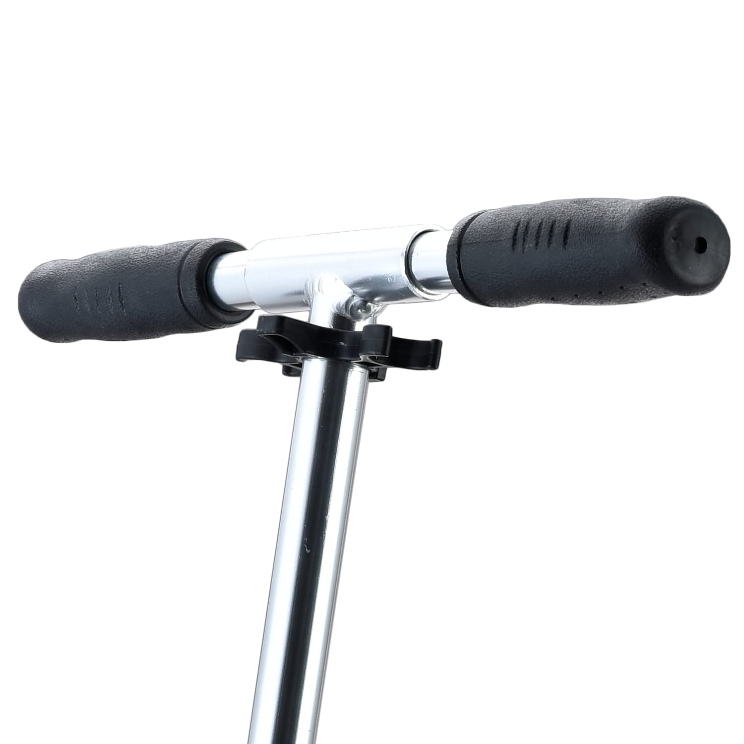 Mach1 Kick - Patinete de aluminio para ciudad, tamaño XXL, 200 mm, LED, ruedas para adultos y niños, plegable, color blanco y rosa