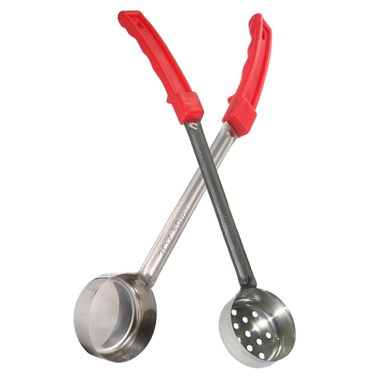 Cabilock 2piezas Cucharas Para Salsa De Pizza Acero Inoxidable Control De Porciones Versátiles Fácil De Sostener