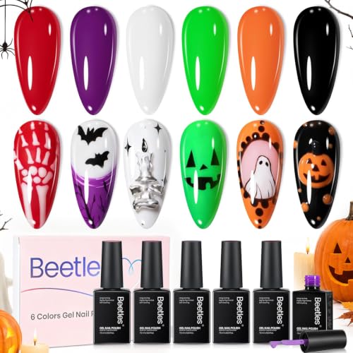 Image of Beetles Halloween Gel Nail Polish Set - Halloween Spell, Fall Gel Polish
