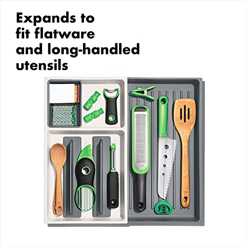 Image of OXO Good Grips Drawer, Large Expandable Kitchen Tool Organizer, White (Pack of 8)