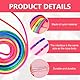 12er-Pack Fingerspiel Rainbow Rope Flexibles Fadenspiele für Kinder Fingertwist Kinder Fingerspiel Rainbow Rope Flexibles Hochwertiges Regenbogen-Seil-Faden-Fingerspel Lernspielzeug für Kinder