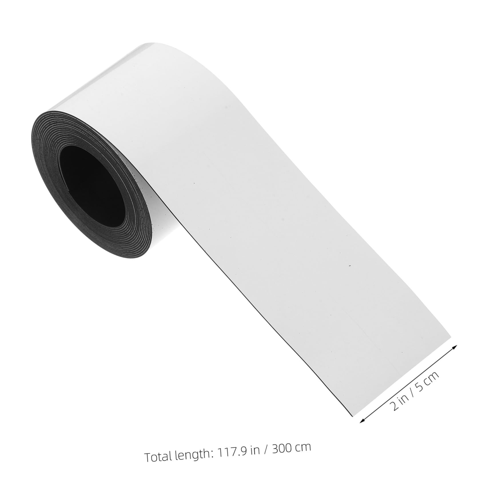 Uonlytech Etichette Magnetiche Cancellabili Adesivi Magnetici Vuoti Vuoto Etichetta Magnetica Cancellabile a Secco Etichette Postali Etichetta Del Cibo Gomma Morbida Magnetica Bianca