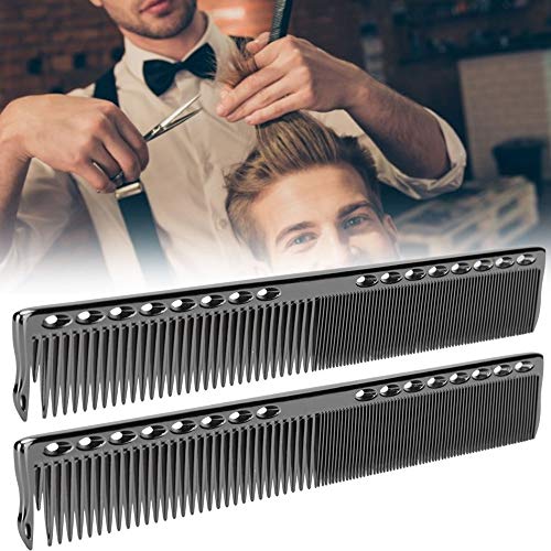 2 peines profesionales para peluquería, acero inoxidable miniatura 5
