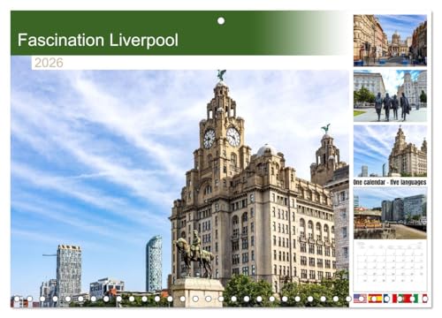 Fascination Liverpool (Monthly Wall Calendar 2026 11.7" x 16.5" (open)), CALVENDO 14 Month Calendar
