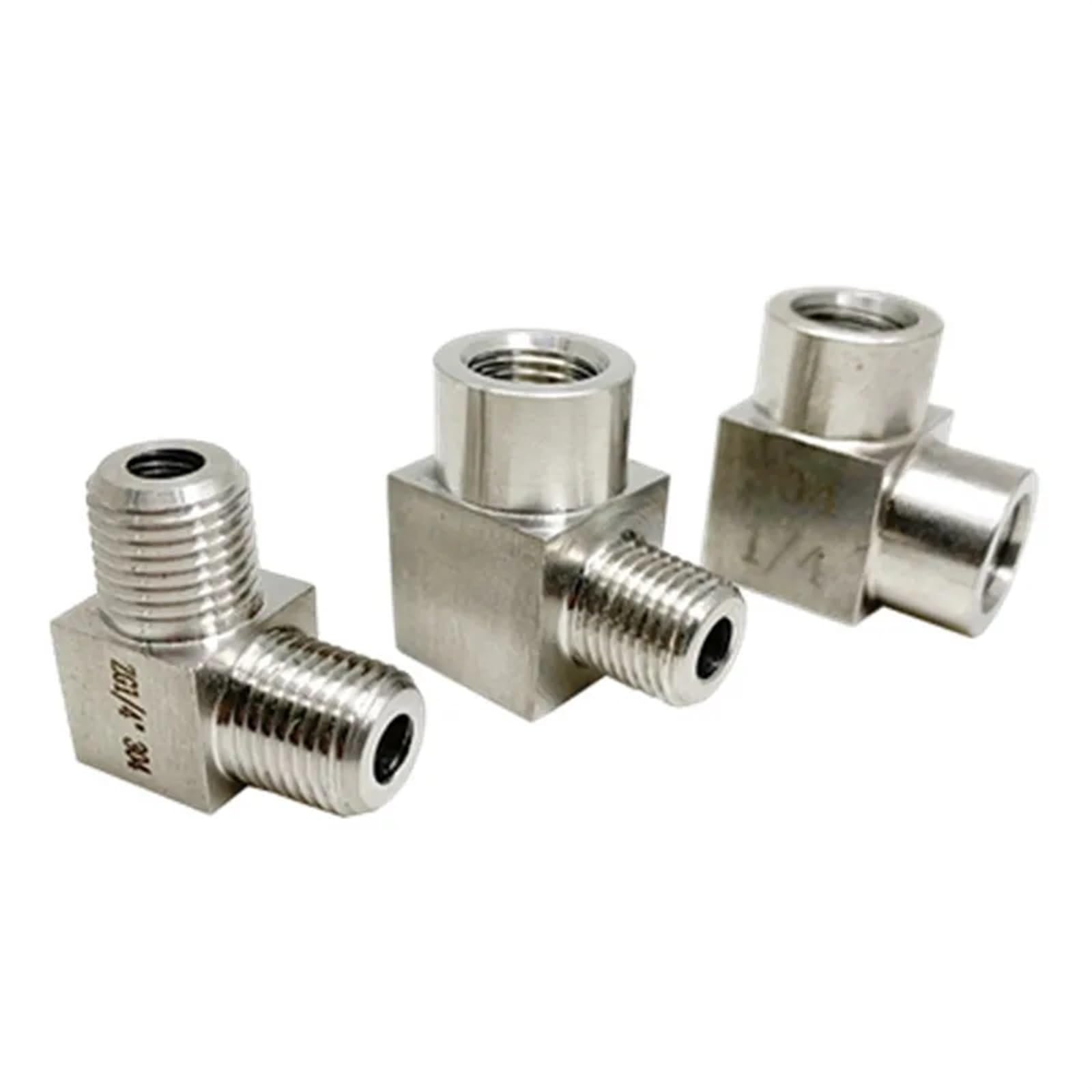 Raccordo A Gomito A 90 Gradi Per Tubi 1/8 "1/4" 3/8 "1/2" 3/4 "1" BSP Femmina Maschio Filettatura In Acciaio Inox 304 Gomito Resistente Ad Alta Pressione Raccordo connettore Raccordo A Gomito (Size :