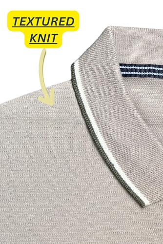Image of SANE ORIGINALS Full Sleeves Textured Polo Tshirt for Men with Pocket || Long Sleeves Collar and Pocket T-Shirt for Men Olive