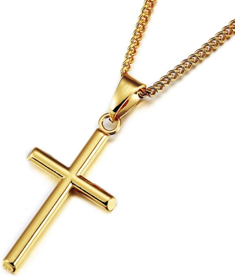 Mens Womens 3mm Curb Chain Cuban Link Chain 18K Gold plated Stainless Steel Necklace,Fashion Jewelry,Wear Alone or with Pendant,18-26 Inch - Image 2