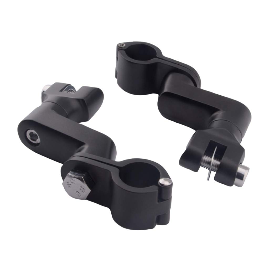 Buy 2 Pcs Longhorn Offset Foot Peg Mounts 1.25 inch Magnum Clamp For