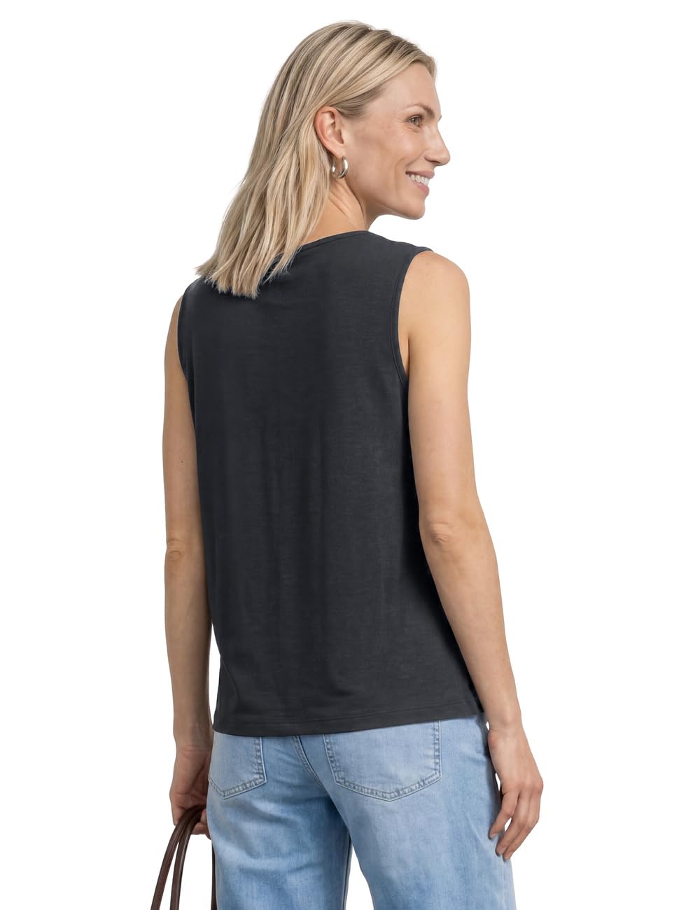 Street One 3230496 Haut Aspect Soie avec col en Cascade Femme (Lot de 1)