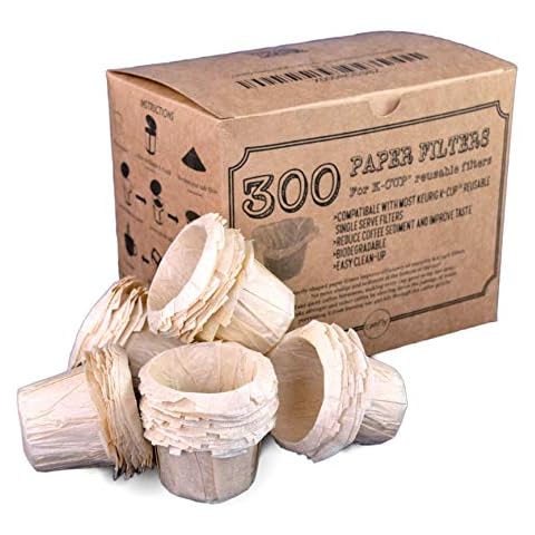 canFly Unbleached Disposable K-CUP Paper filters for Keurig single cup coffer filters compatible with Ekobrew, EZ-Cup and other Reusable K-CUP Filters (300 Count) Cover