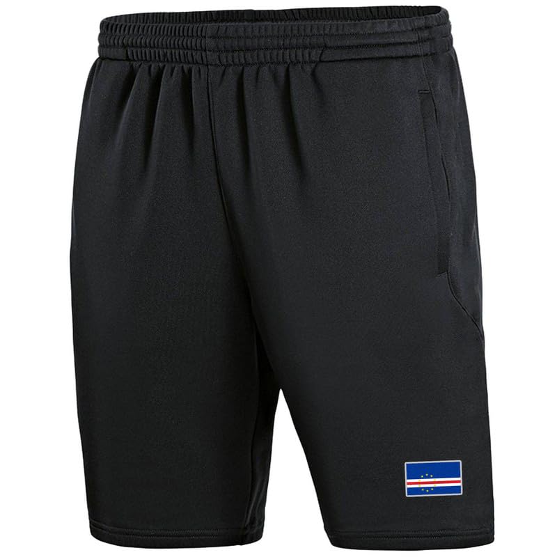 Short Cap Vert CV-94 football noir avec tissu respirant haute liberté